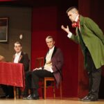 14.12.2019 Kielce. Wyższe Seminarium Duchowne. Wystawa poświęcona aktorowi Edwardowi Kusztalowi i premiera spektaklu "Rewizor" w wykonaniu aktorów WSD / Jarosław Kubalski / Radio Kielce