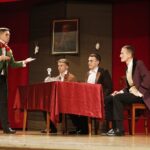 14.12.2019 Kielce. Wyższe Seminarium Duchowne. Wystawa poświęcona aktorowi Edwardowi Kusztalowi i premiera spektaklu "Rewizor" w wykonaniu aktorów WSD / Jarosław Kubalski / Radio Kielce