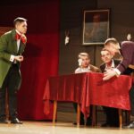 14.12.2019 Kielce. Wyższe Seminarium Duchowne. Wystawa poświęcona aktorowi Edwardowi Kusztalowi i premiera spektaklu "Rewizor" w wykonaniu aktorów WSD / Jarosław Kubalski / Radio Kielce