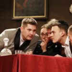 14.12.2019 Kielce. Wyższe Seminarium Duchowne. Wystawa poświęcona aktorowi Edwardowi Kusztalowi i premiera spektaklu "Rewizor" w wykonaniu aktorów WSD / Jarosław Kubalski / Radio Kielce