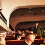 14.12.2019 Kielce. Wyższe Seminarium Duchowne. Wystawa poświęcona aktorowi Edwardowi Kusztalowi i premiera spektaklu "Rewizor" w wykonaniu aktorów WSD / Jarosław Kubalski / Radio Kielce