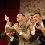 14.12.2019 Kielce. Wyższe Seminarium Duchowne. Wystawa poświęcona aktorowi Edwardowi Kusztalowi i premiera spektaklu "Rewizor" w wykonaniu aktorów WSD / Jarosław Kubalski / Radio Kielce