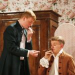 14.12.2019 Kielce. Wyższe Seminarium Duchowne. Wystawa poświęcona aktorowi Edwardowi Kusztalowi i premiera spektaklu "Rewizor" w wykonaniu aktorów WSD / Jarosław Kubalski / Radio Kielce