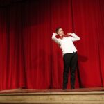 14.12.2019 Kielce. Wyższe Seminarium Duchowne. Wystawa poświęcona aktorowi Edwardowi Kusztalowi i premiera spektaklu "Rewizor" w wykonaniu aktorów WSD / Jarosław Kubalski / Radio Kielce