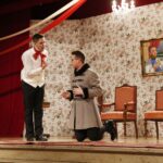 14.12.2019 Kielce. Wyższe Seminarium Duchowne. Wystawa poświęcona aktorowi Edwardowi Kusztalowi i premiera spektaklu "Rewizor" w wykonaniu aktorów WSD / Jarosław Kubalski / Radio Kielce