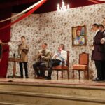 14.12.2019 Kielce. Wyższe Seminarium Duchowne. Wystawa poświęcona aktorowi Edwardowi Kusztalowi i premiera spektaklu "Rewizor" w wykonaniu aktorów WSD / Jarosław Kubalski / Radio Kielce