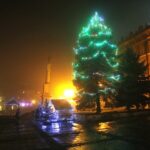 1912.2019 Sandomierz. Iluminacja świąteczna / Jarosław Kubalski / Radio Kielce