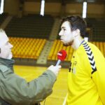 06.12.2019 Kielce. Daniel Dujszebajew i Marek Cender - Radio Kielce / Jarosław Kubalski / Radio Kielce