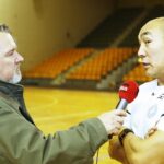 06.12.2019 Kielce. Talant Dujszebajew i Marek Cender - Radio Kielce / Jarosław Kubalski / Radio Kielce