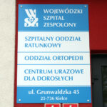 Kielce. Wojewódzki Szpital Zespolony. Szpitalny Oddział Ratunkowy, Oddział Ortopedii, Centrum Urazowe dla Dorosłych / Radio Kielce