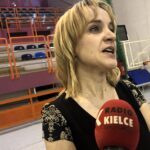 14.12.2019 Sandomierz. Międzynarodowe zawody Grand Prix w fitness gimnastycznym. Na zdjęciu: Małgorzata Szuba - dyrektor Szkoły Podstawowej nr 4 w Sandomierzu / Grażyna Szlęzak-Wójcik / Radio Kielce