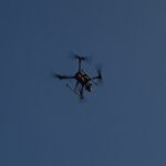 11.12.2019. Opatów. Policja patroluje skrzyżowania i przejścia dla pieszych za pomocą drona / Emilia Sitarska / Radio Kielce