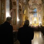 11.12.2019 Opatów. Wizyta Piotra Glińskiego w kolegiacie / Emilia Sitarska / Radio Kielce