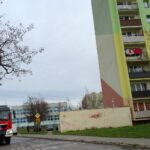 15.12.2019. Ostrowiec Św. Ewakuacja mieszkańców bloku na Osiedlu Ogrody / Emilia Sitarska / Radio Kielce