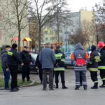 15.12.2019. Ostrowiec Św. Ewakuacja mieszkańców bloku na Osiedlu Ogrody / Emilia Sitarska / Radio Kielce