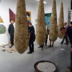 13.12.2019 Ostrowiec. Wernisaż prac wybranych przez jury w 14. Międzynarodowym Jesiennym Salonie Sztuki w BWA / Emilia Sitarska / Radio Kielce