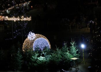26.12.2019 Starachowice. Oświetlenie świąteczne / UM Starachowice