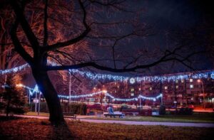 26.12.2019 Starachowice. Oświetlenie świąteczne / UM Starachowice