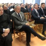 07.12.2019. Sandomierz. Jubileusz Zgromadzenia Sióstr Miłosierdzia św. Wincentego a Paulo. Na zdjęciu: ks. Bogusłąw Pitucha - dyrektor Caritas Diecezji Sandomierskiej (pierwszy z lewej), obok Piotr Sobolewski - neurolog / Grażyna Szlęzak-Wójcik / Radio Kielce