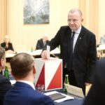 Kielce. 20.12.2019. Sesja Sejmiku Województwa Świętokrzyskiego w Filharmonii Świętokrzyskiej. Na zdjęciu: Marek Bogusławski - wicemarszałek województwa świętokrzyskiego / Wiktor Taszłow / Radio Kielce