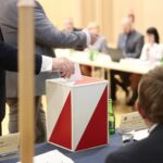 Kielce. 20.12.2019. Sesja Sejmiku Województwa Świętokrzyskiego w Filharmonii Świętokrzyskiej / Wiktor Taszłow / Radio Kielce