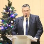 Kielce. 20.12.2019. Sesja Sejmiku Województwa Świętokrzyskiego w Filharmonii Świętokrzyskiej. Na zdjęciu: Grzegorz Gałuszka - radny sejmiku województwa / Wiktor Taszłow / Radio Kielce