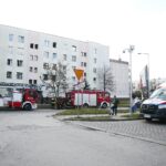 Kielce. 21.12.2019. Pożar w mieszkaniu na kieleckich Ślichowicach / Wiktor Taszłow / Radio Kielce