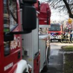 Kielce. 21.12.2019. Pożar w mieszkaniu na kieleckich Ślichowicach / Wiktor Taszłow / Radio Kielce