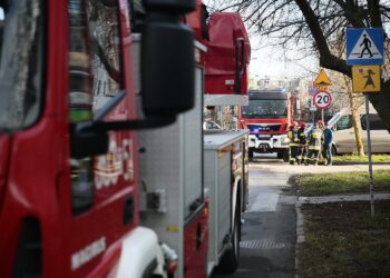 Kielce. 21.12.2019. Pożar w mieszkaniu na kieleckich Ślichowicach / Wiktor Taszłow / Radio Kielce