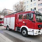 Kielce. 21.12.2019. Pożar w mieszkaniu na kieleckich Ślichowicach / Wiktor Taszłow / Radio Kielce