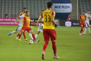 Mecz Korona Kielce - Jagiellonia Białystok / Wiktor Taszłow / Radio Kielce