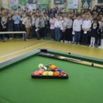 04.12.2019 Kielce. Otwarcie ośrodka szkolenia bilardowego w SP nr 1 na Bocianku / Wiktor Taszłow / Radio Kielce