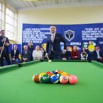 04.12.2019 Kielce. Otwarcie ośrodka szkolenia bilardowego w SP nr 1 na Bocianku / Wiktor Taszłow / Radio Kielce