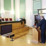 04.12.2019. Kielce. Rodzina żołnierza Podziemia Niepodległościowego domaga się zapłaty za cierpienia, jakie doznał ich ojciec za walkę na rzecz Państwa Polskiego / Wiktor Taszlow / Radio Kielce