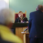 04.12.2019. Kielce. Rodzina żołnierza Podziemia Niepodległościowego domaga się zapłaty za cierpienia, jakie doznał ich ojciec za walkę na rzecz Państwa Polskiego / Wiktor Taszlow / Radio Kielce