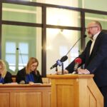 04.12.2019. Kielce. Na zdjęciu (z prawej): Waldemar Durnoga / Wiktor Taszlow / Radio Kielce