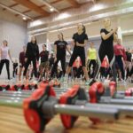 04.12.2019. Kielce. Mikołajkowy maraton fitness w UJK / Wiktor Taszłow / Radio Kielce