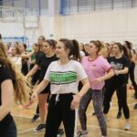 04.12.2019. Kielce. Mikołajkowy maraton fitness w UJK / Wiktor Taszłow / Radio Kielce