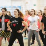 04.12.2019. Kielce. Mikołajkowy maraton fitness w UJK / Wiktor Taszłow / Radio Kielce