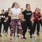 04.12.2019. Kielce. Mikołajkowy maraton fitness w UJK / Wiktor Taszłow / Radio Kielce