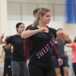 04.12.2019. Kielce. Mikołajkowy maraton fitness w UJK / Wiktor Taszłow / Radio Kielce