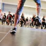 04.12.2019. Kielce. Mikołajkowy maraton fitness w UJK / Wiktor Taszłow / Radio Kielce