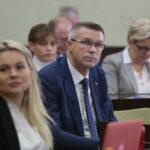 Kielce. 05.12.2019. Sesja Rady Miasta. Na zdjęciu: Bogdan Wenta – prezydent miasta Kielce / Wiktor Taszłow / Radio Kielce