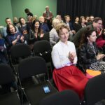 07.12.2019. Kielce. Wręczenie nagród w konkursie "księżka przyjazna dziecku". Na zdjęciu (od lewej): Wiesława Jędrzejczykowa, Grzegorz Sowiński - zastępca dyrektora Wydziału Edukacji Kultury i Sportu w kieleckim ratuszu, Anna Tyszewicz - Obara - zastępca dyrektora Muzeum Zabawek i Zabawy, Renata Pronobis - Muzeum Zabawek i Zabawy / Wiktor Taszłow / Radio Kielce