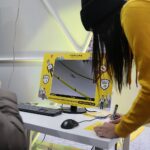 08.12.2019. Kielce. Rywalizacja miłośników gry Deluxe Ski Jump / Wiktor Taszłow / Radio Kielce