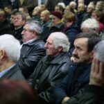 08.12.2019. Brzeziny. Spotkanie mieszkańców z władzami samorządowymi dotyczące budowy obwodnicy Brzezin i Radkowic / Wiktor Taszlow / Radio Kielce