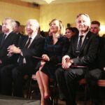 11.12.2019. Kielce. Świętokrzyski Kongres Organizacji Pozarządowych. Na zdjęciu (od lewej): Andrzej Bętkowski - marszałek województwa świętokrzyskiego, Piotr Gliński - minister kultury i dziedzictwa narodowego, Krzysztof Lipiec - lider świętokrzyskich struktur PiS, Anna Krupka - wiceminister sportu, Zbigniew Koniusz - wojewoda świętokrzyski i Rafał Nowak - wicewojewoda świętokrzyski / Wiktor Taszłow / Radio Kielce