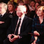 11.12.2019. Kielce. Świętokrzyski Kongres Organizacji Pozarządowych. Na zdjęciu (od lewej): Piotr Gliński - minister kultury i dziedzictwa narodowego, Krzysztof Lipiec - lider świętokrzyskich struktur PiS i Anna Krupka - wiceminister sportu / Wiktor Taszłow / Radio Kielce