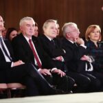 11.12.2019. Kielce. Świętokrzyski Kongres Organizacji Pozarządowych. Na zdjęciu (od lewej): Piotr Wawrzyk - wiceminister spraw zagranicznych, Andrzej Bętkowski - marszałek województwa świętokrzyskiego, Piotr Gliński - minister kultury i dziedzictwa narodowego, Krzysztof Lipiec - lider świętokrzyskich struktur PiS i Anna Krupka - wiceminister sportu / Wiktor Taszłow / Radio Kielce