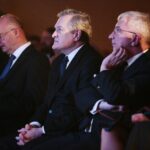 11.12.2019. Kielce. Świętokrzyski Kongres Organizacji Pozarządowych. Na zdjęciu (od lewej): Krzysztof Słoń - senator PiS, Piotr Wawrzyk - wiceminister spraw zagranicznych, Piotr Gliński - minister kultury i dziedzictwa narodowego, Krzysztof Lipiec - lider świętokrzyskich struktur PiS i Anna Krupka - wiceminister sportu / Wiktor Taszłow / Radio Kielce